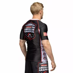 Fuji American Grappler Rashguard Black 15 Fuji American Grappler Rashguard Black