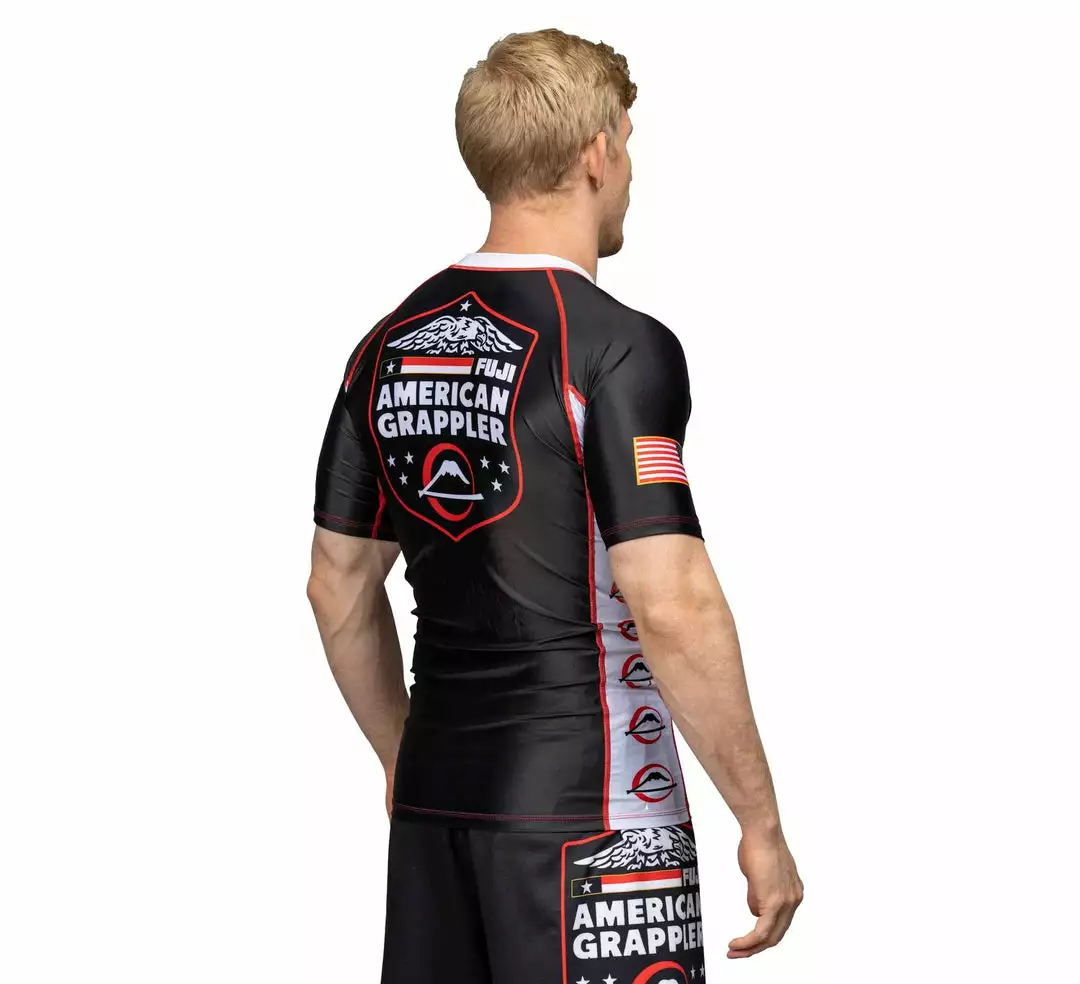 Fuji American Grappler Rashguard Black 7 Fuji American Grappler Rashguard Black