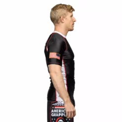 Fuji American Grappler Rashguard Black 16 Fuji American Grappler Rashguard Black