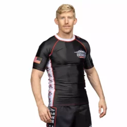 Fuji American Grappler Rashguard Black 17 Fuji American Grappler Rashguard Black