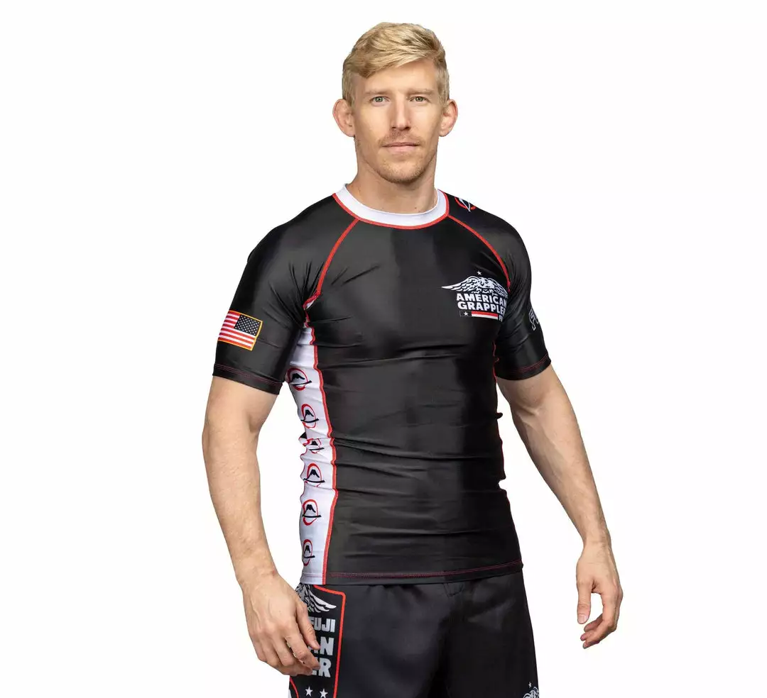 Fuji American Grappler Rashguard Black 9 Fuji American Grappler Rashguard Black