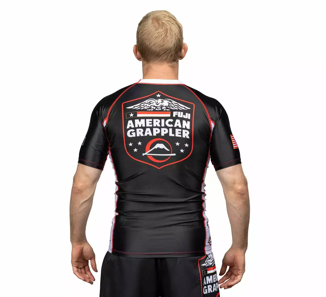 Fuji American Grappler Rashguard Black 11 Fuji American Grappler Rashguard Black