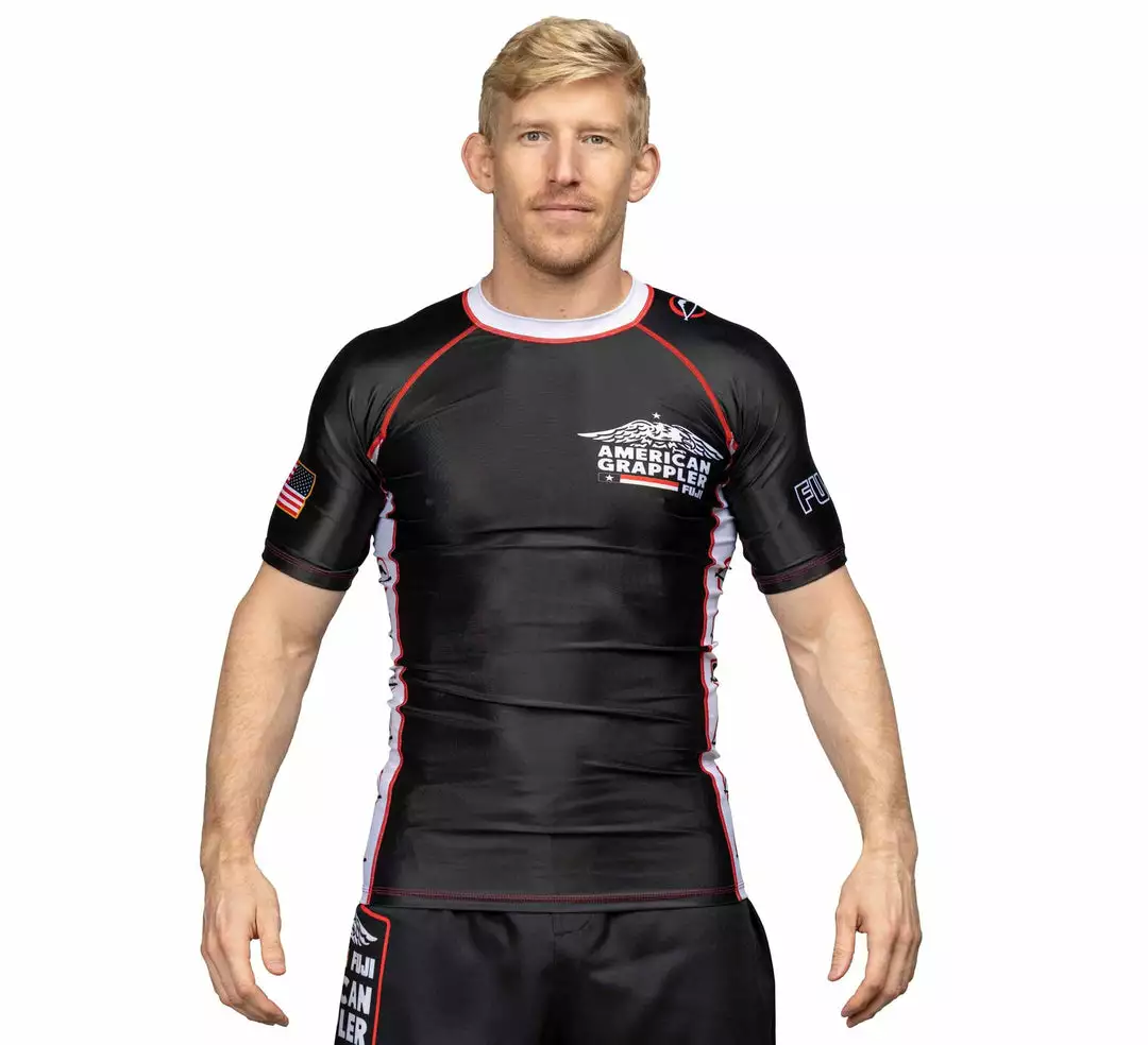 Fuji American Grappler Rashguard Black 3 Fuji American Grappler Rashguard Black