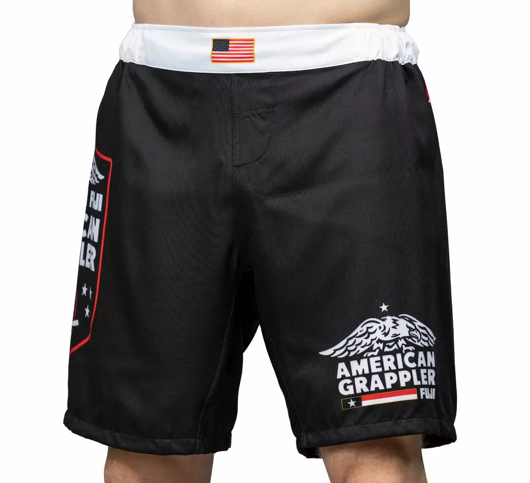 Shorts And Spats Fuji American Grappler Shorts Black 8 Shorts And Spats Fuji American Grappler Shorts Black