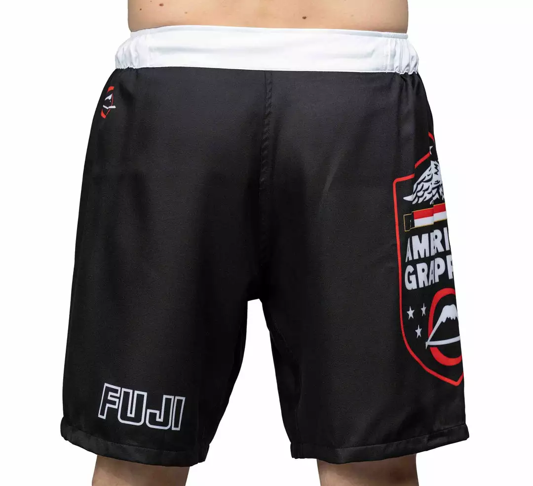 Shorts And Spats Fuji American Grappler Shorts Black 6 Shorts And Spats Fuji American Grappler Shorts Black