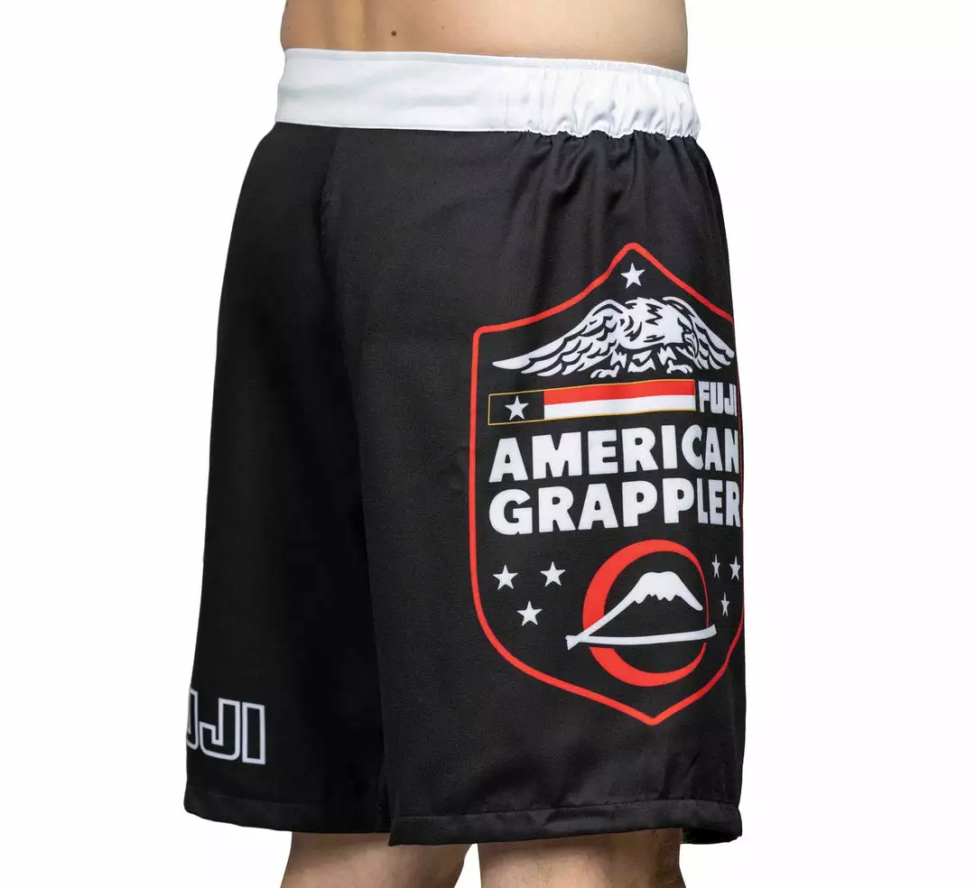 Shorts And Spats Fuji American Grappler Shorts Black 4 Shorts And Spats Fuji American Grappler Shorts Black
