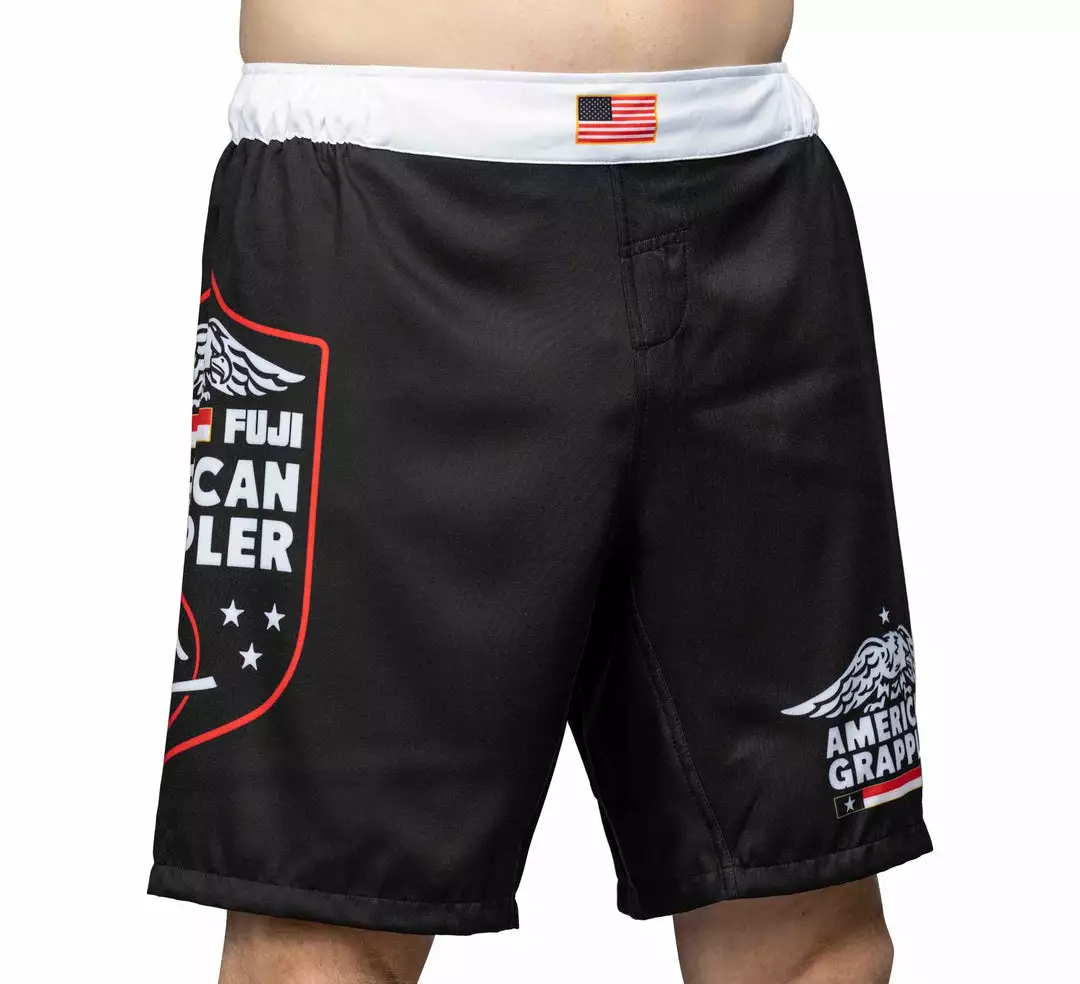 Shorts And Spats Fuji American Grappler Shorts Black 5 Shorts And Spats Fuji American Grappler Shorts Black