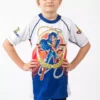 Youth Fusion Wonder Woman Kids Rash Guard - Short Sleeve