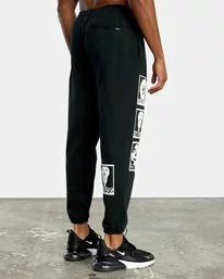 RVCA Matt Leines Faces Sweatpants Black Men's Apparel 7 RVCA Matt Leines Faces Sweatpants Black Men's Apparel