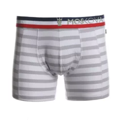 Moskova M2 Cotton Flag White Grey Boxer Briefs