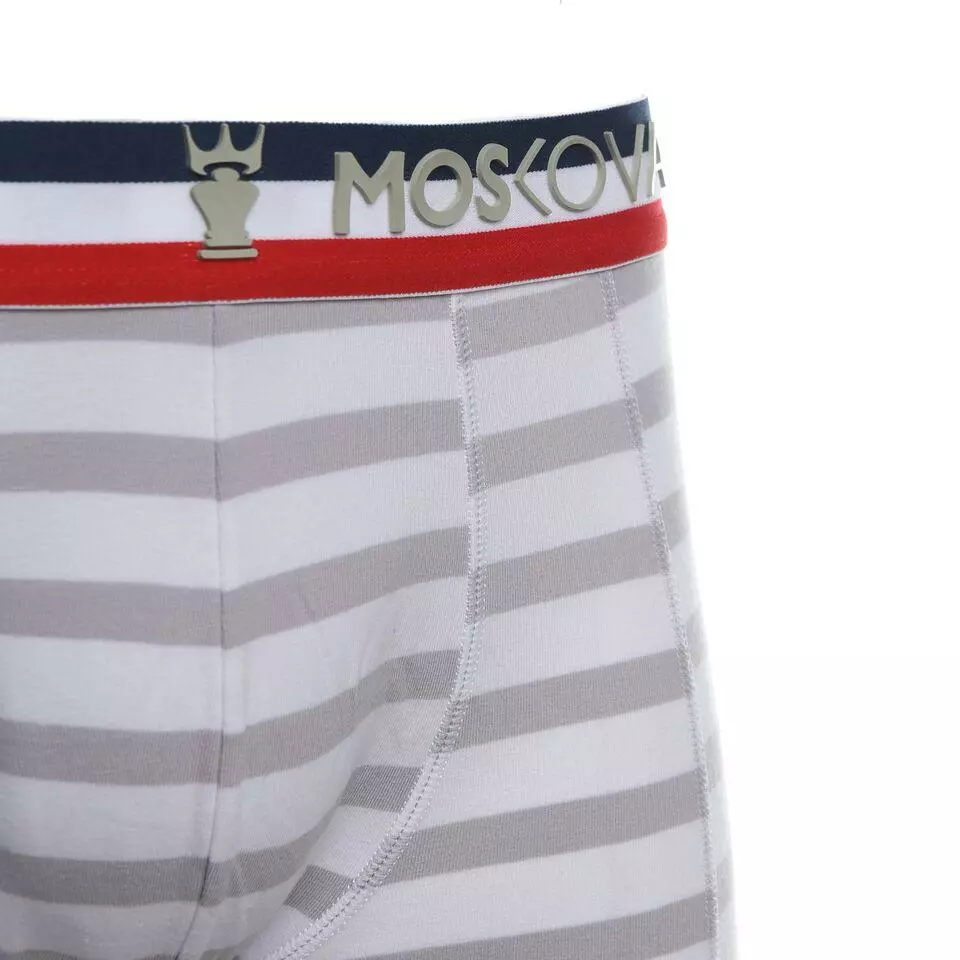 Moskova M2 Cotton Flag White Grey Boxer Briefs 6 Moskova M2 Cotton Flag White Grey Boxer Briefs