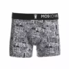 Moskova M2 Trainer Polyamide White Words Boxer Briefs Men's Apparel 2 Moskova M2 Trainer Polyamide White Words Boxer Briefs Men's Apparel