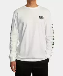 Men's Apparel RVCA Hawaii Hex Long Sleeve Tee