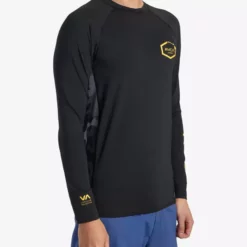 RVCA Island Hex Long Sleeve Rashguard Men's Apparel