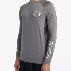 RVCA Island Hex Long Sleeve Rashguard Men's Apparel