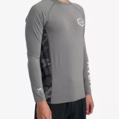 RVCA Island Hex Long Sleeve Rashguard Men's Apparel