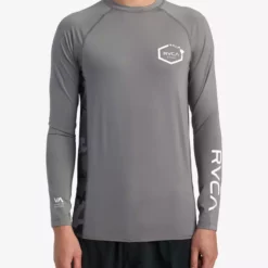 RVCA Island Hex Long Sleeve Rashguard Men's Apparel
