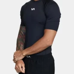 RVCA Sport Short Sleeve Rashguard Men's Apparel