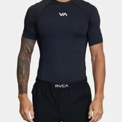 RVCA Sport Short Sleeve Rashguard Men's Apparel