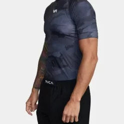 RVCA Sport Short Sleeve Rashguard Men's Apparel