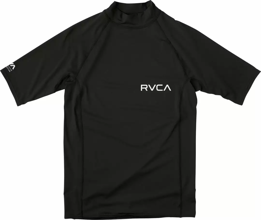 RVCA Boy's RVCA Solid Short Sleeve Rashguard Youth