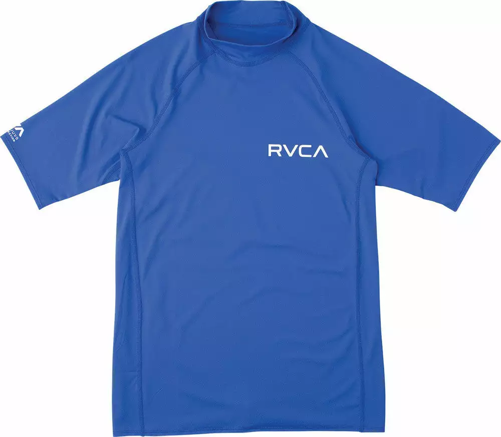 RVCA Boy's RVCA Solid Short Sleeve Rashguard Youth