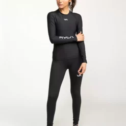 RVCA VA Compression Long Sleeve Sport Top Women's