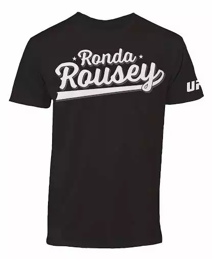 Clearance UFC Ronda Rousey Script Tee