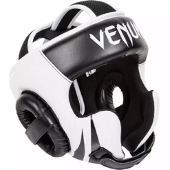 Venum Challenger 2.0 Headgear - Hook & Loop Strap - Black/Ice Protective Gear