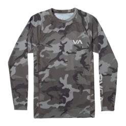 RVCA Boy's RVCA Solid Long Sleeve Rashguard