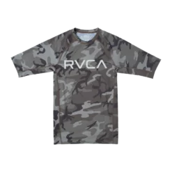 RVCA Boys Short Sleeve Rashguard Youth