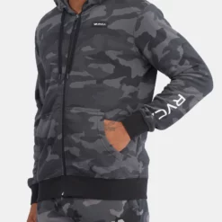 Men's Apparel RVCA Swift Zip Up Hoodie Box