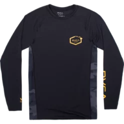 RVCA Island Hex Long Sleeve Rashguard Men's Apparel