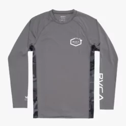 RVCA Island Hex Long Sleeve Rashguard Men's Apparel