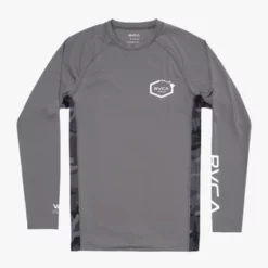 RVCA Island Hex Long Sleeve Rashguard Men's Apparel