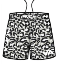 RVCA Fight Scrapper Elastic Walkshorts 15