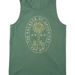 RVCA Palm Seal Tank Top Men's Apparel