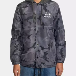 RVCA Island Hex Coaches Jacket Men's Apparel