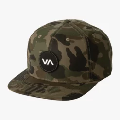 RVCA VA Patch Snapback Hat 25 RVCA VA Patch Snapback Hat
